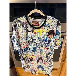 Fresh Prints of Tokyo Anime T-Shirt Polyester All-Over Print Manga Streetwear XL